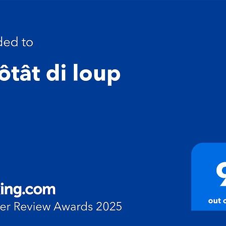 L'Hotat Di Loup Bed and Breakfast Courtedoux Eksteriør billede